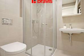 Pronájem pěkného a světlého 1+kk, Brno - Štýřice, ul. Vídeňská, novostavba, terasa, sklep