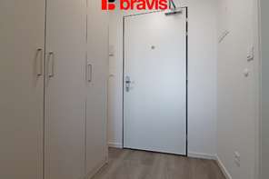 Pronájem pěkného a světlého 1+kk, Brno - Štýřice, ul. Vídeňská, novostavba, terasa, sklep