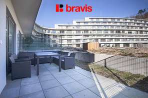 Studio for rent 2+kk, Diorit residence, Brno - Komín, garage, garden, new building