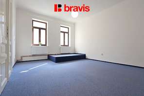 Pronájem prostorného bytu 3+kk, 80 m², ul. Ludmily Konečné, Brno - Štýřice, terasa do vnitrbloku