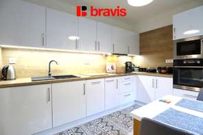 Pronájem bytu 2+1, Brno - Kohoutovice, ulice Borodinova, zařízený, balkon, sklep