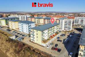 Prodej bytu 3+kk, Šlapanice u Brna, ulice Brněnská Pole, klimatizace, lodžie, sklep, šatna