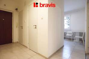 Pronájem bytu 2+1, Brno - Černovice, ul. Húskova, balkon