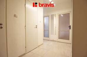 Pronájem bytu 2+1, Brno - Černovice, ul. Húskova, balkon