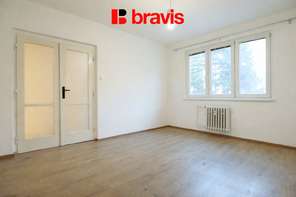 Pronájem bytu 2+1, Brno - Černovice, ul. Húskova, balkon