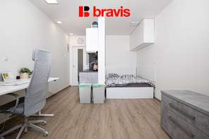 Rent apartment 1+kk, Brno - Trnitá, Placzkova street, new building, parking, cellar