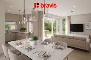 Prodej moderního, nízkoenergetického domu pro náročné klienty, 4+KK, 102,1m², Brno -Tuřany, 2 terasy, parkování