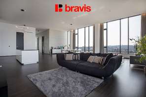 Luxusní penthous 6+kk k pronájmu, ul. Šumavská, Brno - Veveří, 18. patro, panoramatický výhled