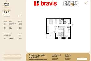 Sale flats 3+KT 66 m², Brno