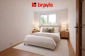 Prodej světlého bytu 2+kk s lodžií, šatnou a komorou – Brno Bohunice, ul. Uzbecká