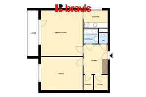 Prodej světlého bytu 2+kk s lodžií, šatnou a komorou – Brno Bohunice, ul. Uzbecká