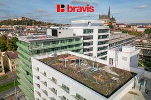 Pronájem bytu 2+kk, rezidence „INSADY“ na ul. Nové Sady, relaxační zahrada, novostavba, chytrá domácnost, rekuperace, klimatizace, terasa, garážové stání, sklep