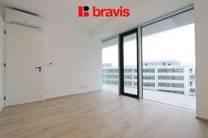 Pronájem bytu 2+kk, rezidence „INSADY“ na ul. Nové Sady, relaxační zahrada, novostavba, chytrá domácnost, rekuperace, klimatizace, terasa, garážové stání, sklep