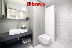 BEZ PROVIZE, Pronájem 1+kk s balkonem, Brno - Trnitá, ulice Dornych, polyfunkční rezidence