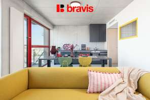 BEZ PROVIZE, Pronájem moderního 2+kk 49 m² s balkonem, Brno - Trnitá