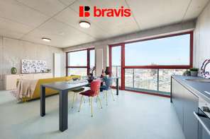 Pronájem moderního 2+kk 49 m² s balkonem, Brno - Trnitá