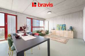 BEZ PROVIZE, Pronájem moderního 2+kk 49 m² s balkonem, Brno - Trnitá