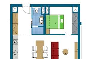 Rent flats 2+KT 47 m², Brno - Trnitá