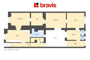 Prodej rodinného domu 4+1, Střelice u Brna, dvůr, 2 předzahrádky, 2 samostatné vchody