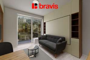 Pronájem 1+kk, ul. Dornych, Brno - Komárov, zařízený, balkon, v blízkosti centra