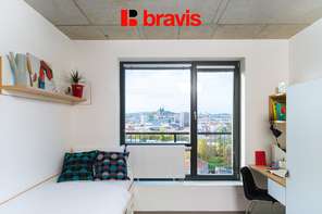 Pronájem kompletně zařízeného 1+kk, Brno - Trnitá, ul.Dornych