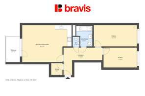 Prodej prostorného a moderního bytu s terasou, garážovým stáním a sklepem, Slavkov u Brna - Zelnice III