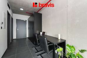 Pronájem bytu 2+kk 43 m², Brno - Žabovřesky, krásný výhled na centrum, chytrá domácnost, klima, wifi, fitness, prádelna