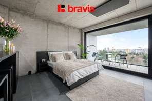 Pronájem bytu 1+kk 35 m², ul. Královopolská, Brno - Žabovřesky - Chytrá domácnost, wifi, klima a fitness, výhoda prvního nájemníka