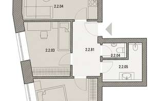 Prodej bytu 3+kk v novostavbě, ul. Branka, Brno - Komín