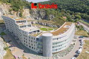 Pronájem ateliéru 2+kk, rezidence Diorit, Brno - Komín, garážové stání, zahrádka, novostavba