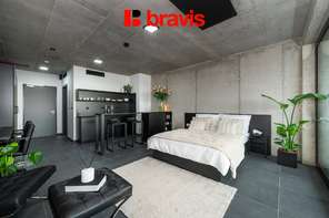 Bydlete nad městem | 1+kk, 36 m², Brno - Žabovřesky, minimalismus, smart home, jste první nájemník