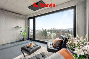 Bydlete nad městem | 1+kk, 36 m², Brno - Žabovřesky, minimalismus, smart home, jste první nájemník