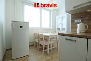 Pronájem bytu 3+kk 61 m², Brno - Kohoutovice, ulice Voříškova, kompletně vybavený, balkon