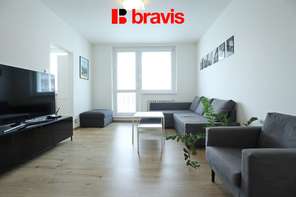 Pronájem bytu 3+kk 61 m², Brno - Kohoutovice, ulice Voříškova, kompletně vybavený, balkon