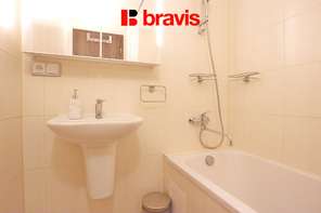 Pronájem bytu 3+kk 61 m², Brno - Kohoutovice, ulice Voříškova, kompletně vybavený, balkon