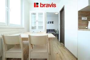 Pronájem bytu 3+kk 61 m², Brno - Kohoutovice, ulice Voříškova, kompletně vybavený, balkon