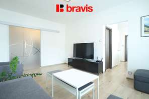 Pronájem bytu 3+kk 61 m², Brno - Kohoutovice, ulice Voříškova, kompletně vybavený, balkon