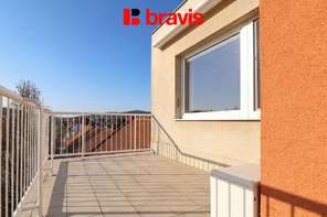 Pronájem prostorného bytu 2+kk, Brno - Komín, ul. Jundrovská, terasa, dvě parkovací stání