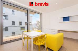 Rent apartment 1+kk, Brno - Pisárky, Vinařská street, furnished, balcony, cellar, parking