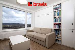 Pronájem bytu 1+kk, Brno - Bystrc, ul. Nad Přehradou, zařízený, blízko Brněnské přehradě