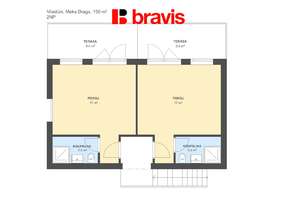 Prodej exkluzivního apartmánového domu, bazén, Chorvatsko, Meka Draga