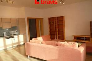 Furnished 2+kk apartment for rent, Brno - Černá Pole, Kunzova Street, parking space, balcony