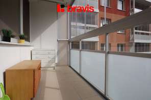 Pronájem bytu 1+1 s prosklenou lodžií na ulici Ukrajinská Brno - Bohunice