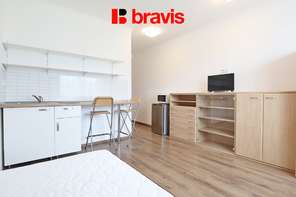 Pronájem bytu 1+kk, Popůvky u Brna, zařízený