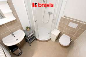 Pronájem slunného bytu 1+kk, Brno - Štýřice, zařízený, ul. Vídeňská, skvělá lokalita