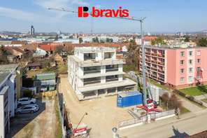 Prodej nadstandardního, moderního bytu 2+kk, 37,5 m², balkon 11,8 m², sklep, Brno - Horní Heršpice, parkování