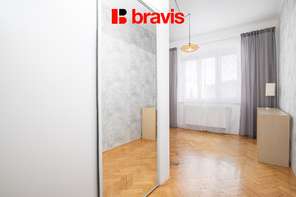 Pronájem bytu 2+kk, ul. Zahradníkova, Brno - Veveří, výborná lokalita, pracovna, balkon, sklep