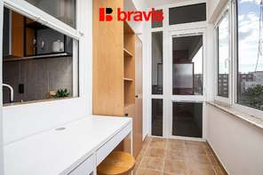 Pronájem bytu 2+kk, ul. Zahradníkova, Brno - Veveří, výborná lokalita, pracovna, balkon, sklep