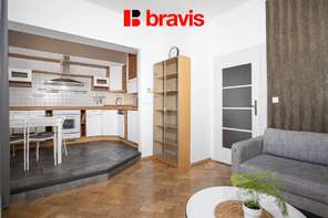 Pronájem bytu 2+kk, ulice Zahradníkova, Brno - Veveří, zařízený, balkon, sklep