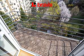 Pronájem bytu 2+kk, ulice Zahradníkova, Brno - Veveří, zařízený, balkon, sklep